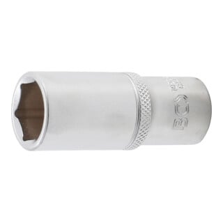 BGS Steckschlüssel-Einsatz Sechskant, tief 10538, Antrieb Innenvierkant 10 mm (3/8"), SW 18 mm