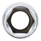 BGS Steckschlüssel-Einsatz Sechskant, tief 10554, Antrieb Innenvierkant 12,5 mm (1/2"), SW 14 mm-3