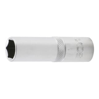 BGS Steckschlüssel-Einsatz Sechskant, tief 10555, Antrieb Innenvierkant 12,5 mm (1/2"), SW 15 mm