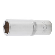 BGS Steckschlüssel-Einsatz Sechskant, tief 10558, Antrieb Innenvierkant 12,5 mm (1/2"), SW 18 mm
