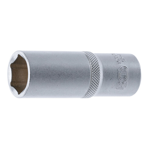 BGS Steckschlüssel-Einsatz Sechskant, tief 10560, Antrieb Innenvierkant 12,5 mm (1/2"), SW 20 mm