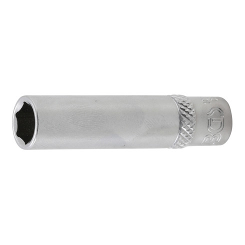 BGS Steckschlüssel-Einsatz Sechskant, tief Antrieb Innenvierkant 6,3 mm