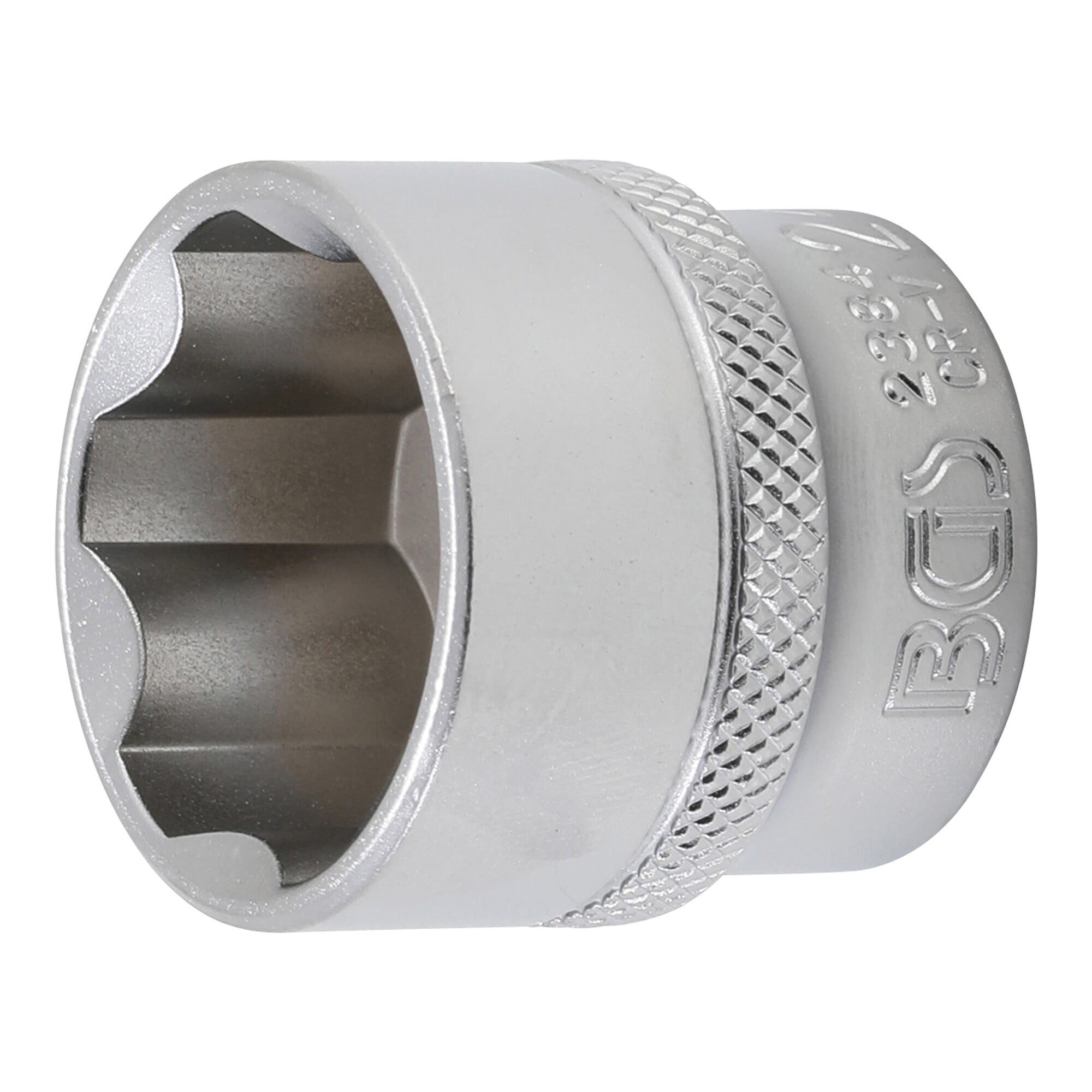 BGS Steckschlüssel-Einsatz Super Lock Antrieb Innenvierkant 10 mm (3/8") SW 24 mm ; BGS technic