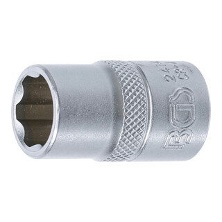 BGS Steckschlüssel-Einsatz Super Lock Antrieb Innenvierkant 12,5 mm (1/2") SW 14 mm