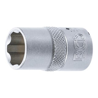 BGS Steckschlüssel-Einsatz Super Lock Antrieb Innenvierkant 12,5 mm (1/2") SW 15 mm