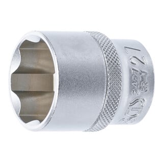 BGS Steckschlüssel-Einsatz Super Lock Antrieb Innenvierkant 12,5 mm (1/2") SW 27 mm