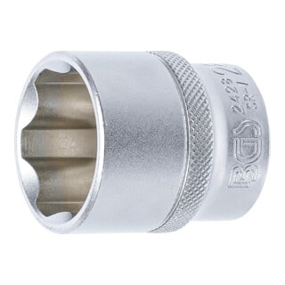 BGS Steckschlüssel-Einsatz Super Lock Antrieb Innenvierkant 12,5 mm (1/2") SW 28 mm