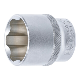 BGS Steckschlüssel-Einsatz Super Lock Antrieb Innenvierkant 12,5 mm (1/2") SW 30 mm