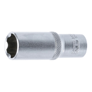 BGS Steckschlüssel-Einsatz Super Lock, tief Antrieb Innenvierkant 10 mm (3/8") SW 16 mm