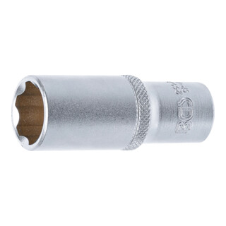 BGS Steckschlüssel-Einsatz Super Lock, tief Antrieb Innenvierkant 10 mm SW 17 mm