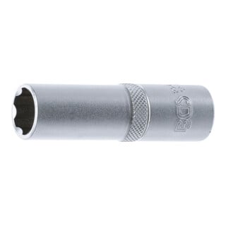 BGS Steckschlüssel-Einsatz Super Lock, tief Antrieb Innenvierkant 12,5 mm (1/2") SW 15 mm