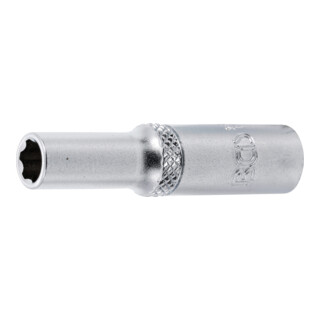 BGS Steckschlüssel-Einsatz Super Lock, tief Antrieb Innenvierkant 6,3 mm (1/4") SW 6 mm