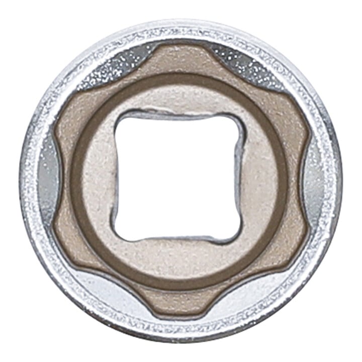 BGS Steckschlüssel-Einsatz Super Lock, tief Antrieb Innenvierkant 6,3 mm SW 13 mm