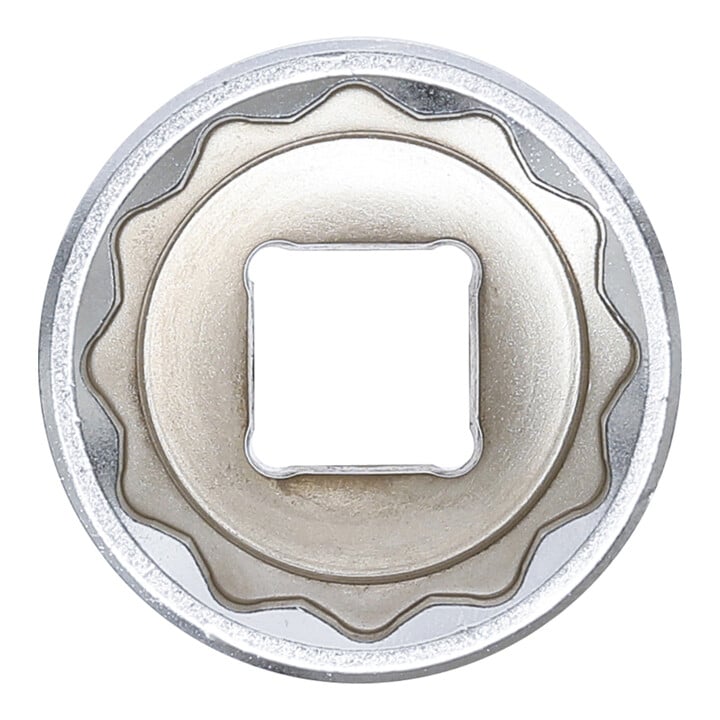 BGS Steckschlüssel-Einsatz Zwölfkant 10625, Antrieb Innenvierkant 12,5 mm (1/2"), SW 28 mm