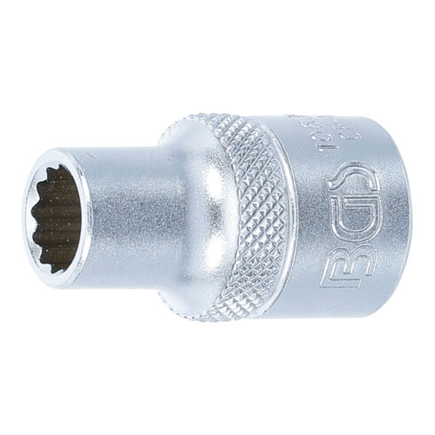 BGS Steckschlüssel-Einsatz Zwölfkant 10630, Antrieb Innenvierkant 12,5 mm (1/2"), SW 10 mm