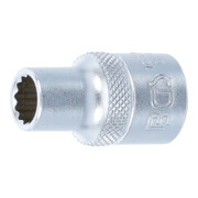 BGS Steckschlüssel-Einsatz Zwölfkant 10630, Antrieb Innenvierkant 12,5 mm (1/2"), SW 10 mm