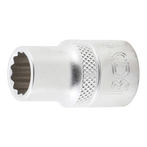 BGS Steckschlüssel-Einsatz Zwölfkant 10632, Antrieb Innenvierkant 12,5 mm (1/2"), SW 12 mm