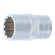 BGS Steckschlüssel-Einsatz Zwölfkant 10637, Antrieb Innenvierkant 12,5 mm (1/2"), SW 17 mm-1