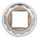 BGS Steckschlüssel-Einsatz Zwölfkant 10641, Antrieb Innenvierkant 12,5 mm (1/2"), SW 21 mm-3