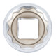 BGS Steckschlüssel-Einsatz Zwölfkant 10643, Antrieb Innenvierkant 12,5 mm (1/2"), SW 23 mm-3