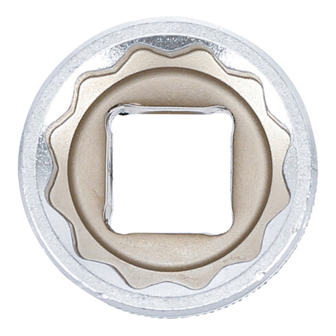 BGS Steckschlüssel-Einsatz Zwölfkant 10643, Antrieb Innenvierkant 12,5 mm (1/2"), SW 23 mm