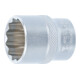 BGS Steckschlüssel-Einsatz Zwölfkant 10644, Antrieb Innenvierkant 12,5 mm (1/2"), SW 24 mm-1