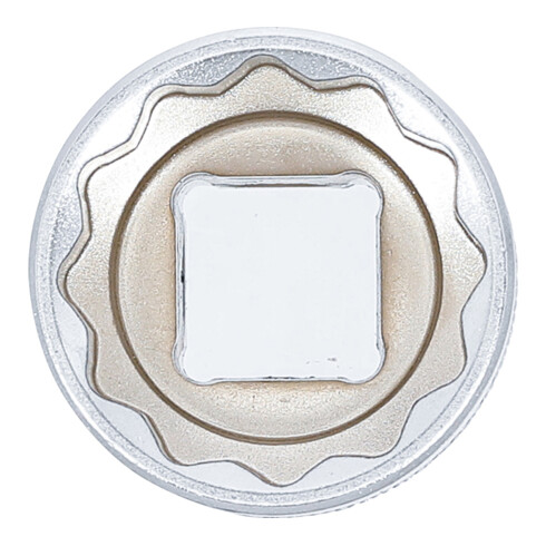 BGS Steckschlüssel-Einsatz Zwölfkant 10644, Antrieb Innenvierkant 12,5 mm (1/2"), SW 24 mm