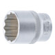 BGS Steckschlüssel-Einsatz Zwölfkant 10645, Antrieb Innenvierkant 12,5 mm (1/2"), SW 27 mm-1
