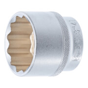 BGS Steckschlüssel-Einsatz Zwölfkant 10650-1, Antrieb Innenvierkant 12,5 mm (1/2"), SW 41 mm