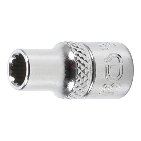 BGS Steckschlüssel-Einsatz Zwölfkant 10772, Antrieb Innenvierkant 6,3 mm (1/4"), SW 5,5 mm