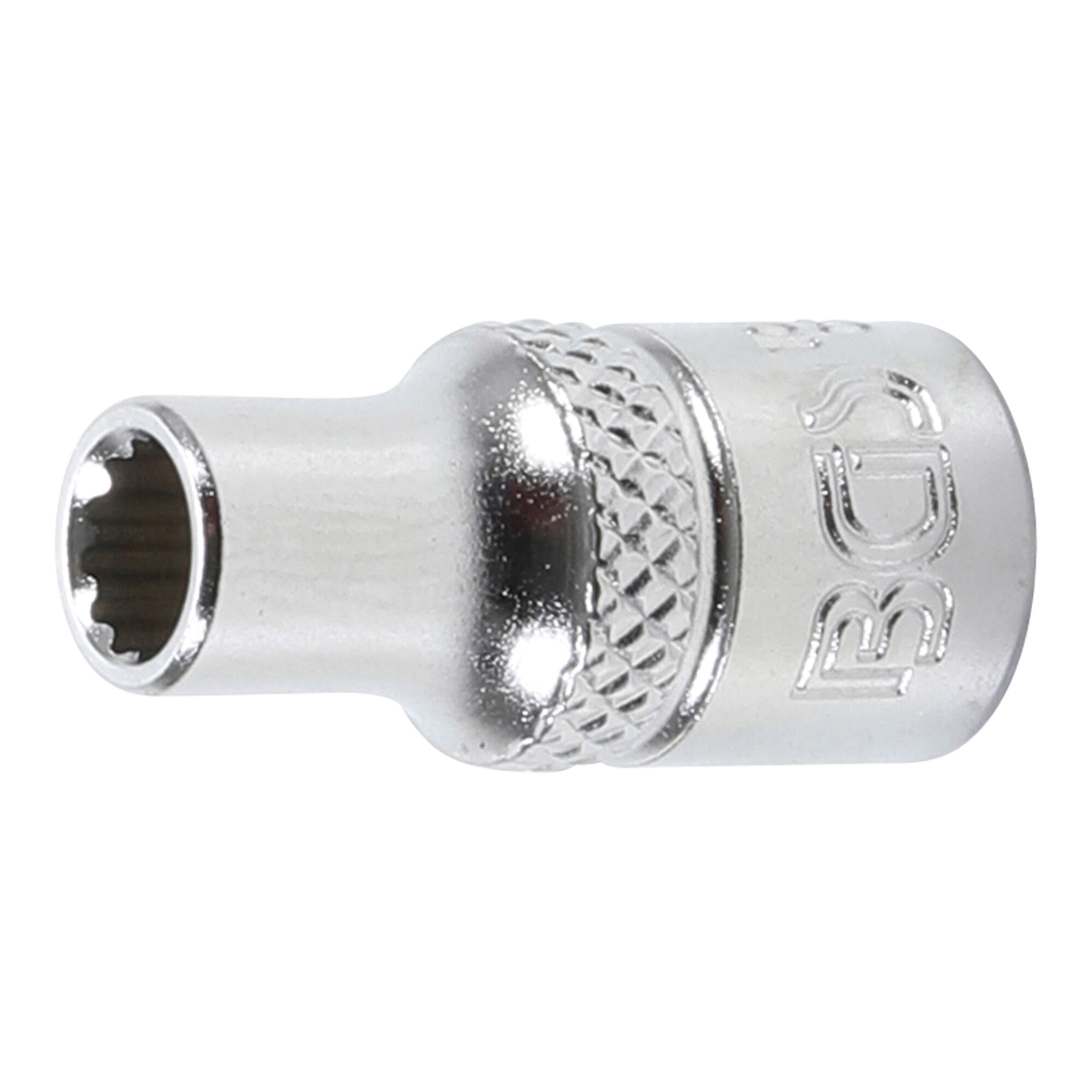 BGS Steckschlüssel-Einsatz Zwölfkant 10775, Antrieb Innenvierkant 6,3 mm (1/4"), SW 5 mm ; BGS technic