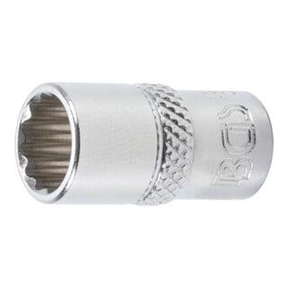 BGS Steckschlüssel-Einsatz Zwölfkant 10779, Antrieb Innenvierkant 6,3 mm (1/4"), SW 9 mm