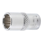 BGS Steckschlüssel-Einsatz Zwölfkant 10779, Antrieb Innenvierkant 6,3 mm (1/4"), SW 9 mm
