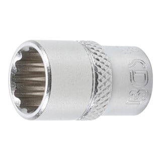 BGS Steckschlüssel-Einsatz Zwölfkant 10781, Antrieb Innenvierkant 6,3 mm (1/4"), SW 11 mm