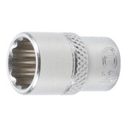 BGS Steckschlüssel-Einsatz Zwölfkant 10781, Antrieb Innenvierkant 6,3 mm (1/4"), SW 11 mm