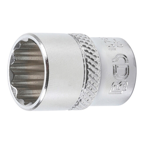 BGS Steckschlüssel-Einsatz Zwölfkant 10783, Antrieb Innenvierkant 6,3 mm (1/4"), SW 13 mm