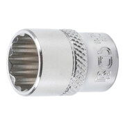 BGS Steckschlüssel-Einsatz Zwölfkant 10783, Antrieb Innenvierkant 6,3 mm (1/4"), SW 13 mm