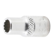 BGS Steckschlüssel-Einsatz Zwölfkant 10873, Antrieb Innenvierkant 6,3 mm (1/4"), SW 1/4"