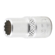 BGS Steckschlüssel-Einsatz Zwölfkant 10874, Antrieb Innenvierkant 6,3 mm (1/4"), SW 9/32"
