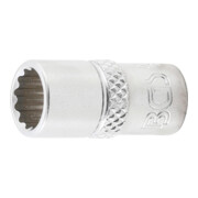 BGS Steckschlüssel-Einsatz Zwölfkant 10875, Antrieb Innenvierkant 6,3 mm (1/4"), SW 5/16"
