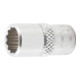 BGS Steckschlüssel-Einsatz Zwölfkant 10876, Antrieb Innenvierkant 6,3 mm (1/4"), SW 11/32"-1
