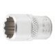 BGS Steckschlüssel-Einsatz Zwölfkant 10878, Antrieb Innenvierkant 6,3 mm (1/4"), SW 7/16"-1