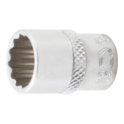 BGS Steckschlüssel-Einsatz Zwölfkant 10879, Antrieb Innenvierkant 6,3 mm (1/4"), SW 15/32"