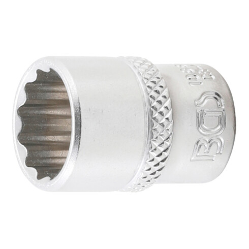 BGS Steckschlüssel-Einsatz Zwölfkant 10880, Antrieb Innenvierkant 6,3 mm (1/4"), SW 1/2"