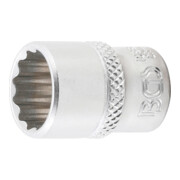 BGS Steckschlüssel-Einsatz Zwölfkant 10880, Antrieb Innenvierkant 6,3 mm (1/4"), SW 1/2"