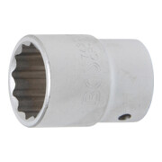 BGS Steckschlüssel-Einsatz Zwölfkant 7430, Antrieb Innenvierkant 20 mm (3/4"), SW 30 mm