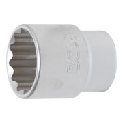 BGS Steckschlüssel-Einsatz Zwölfkant 7434, Antrieb Innenvierkant 20 mm (3/4"), SW 34 mm