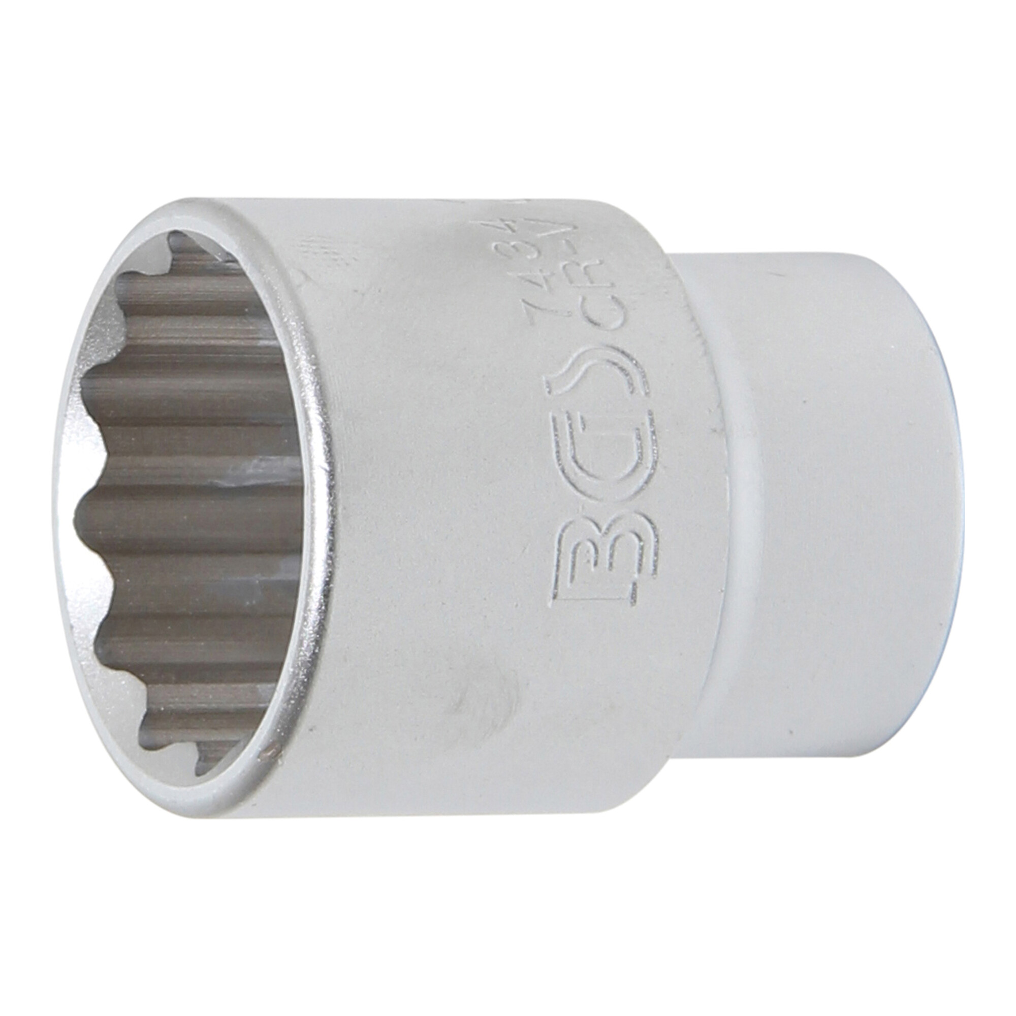 BGS Steckschlüssel-Einsatz Zwölfkant 7434, Antrieb Innenvierkant 20 mm (3/4"), SW 34 mm ; BGS technic