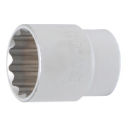 BGS Steckschlüssel-Einsatz Zwölfkant 7436, Antrieb Innenvierkant 20 mm (3/4"), SW 36 mm