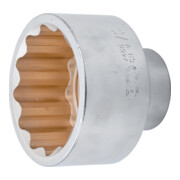BGS Steckschlüssel-Einsatz Zwölfkant 7466, Antrieb Innenvierkant 20 mm (3/4"), SW 70 mm